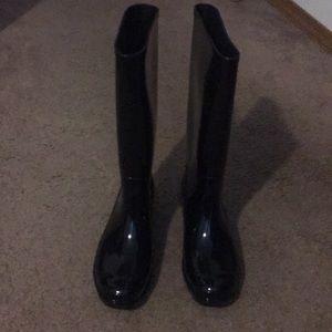 Black Arizona rain boots
